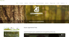 Desktop Screenshot of legambienteprato.it